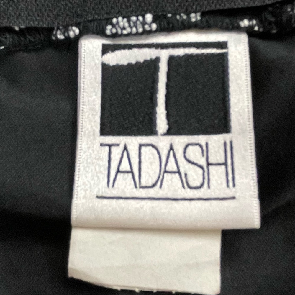 TADASHI SHOJI Black & White MICRO BEADED Sleeveless TANK Designer TOP - Picture 5 of 6